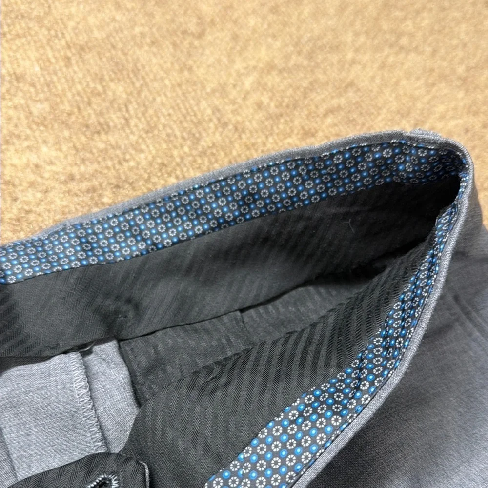 Lauren Ralph Lauren Men's Dress Pants Sz 34x30 Gray High Performance Wool Blend
